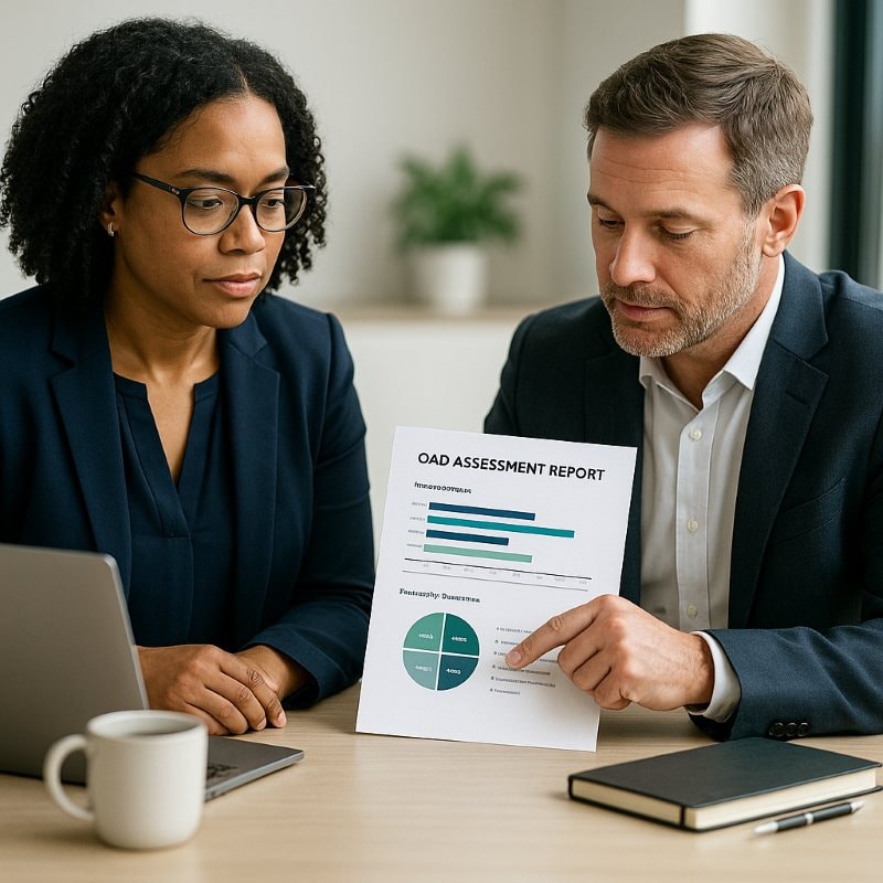 HR leader using OAD assessments to make structured, science-based decisions about talent and leadership strategy.