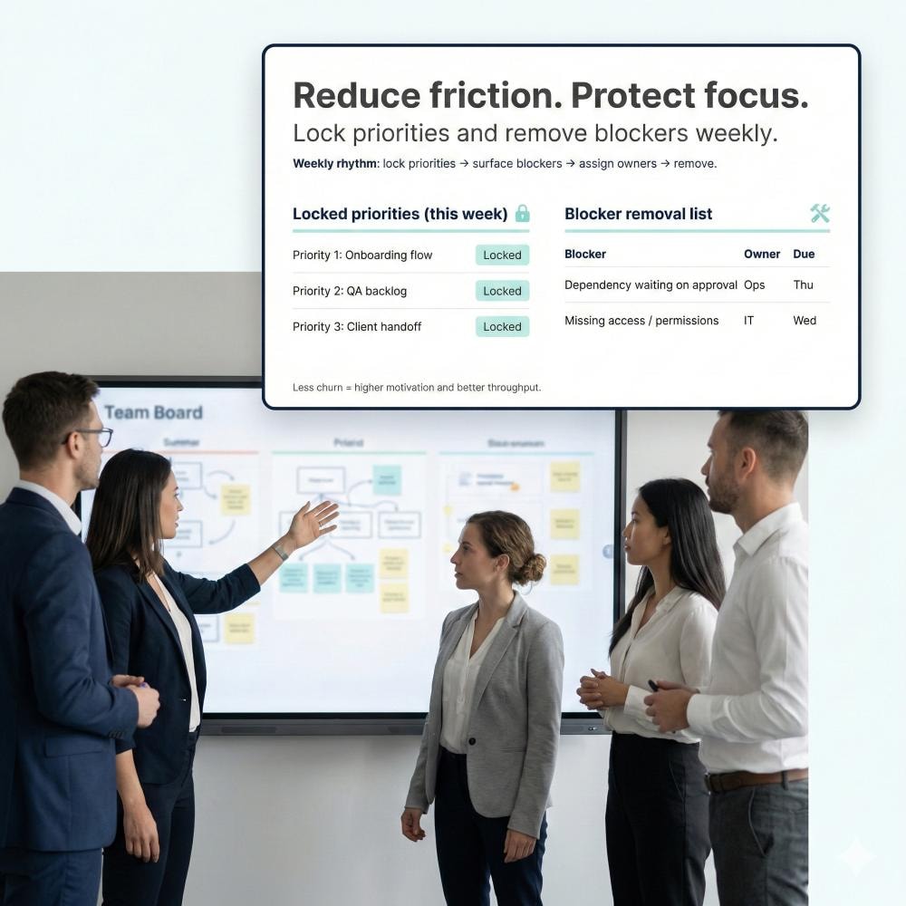 Reducing workplace friction to improve employee motivation and performance