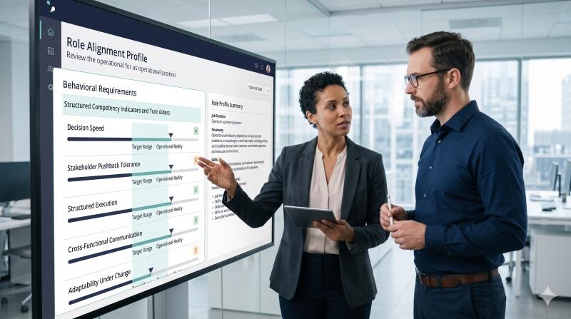 Behavioral data improves organizational design and role fit decisions